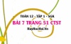 Bài 7 trang 51 Toán 12 tập 1 Chân trời sáng tạo